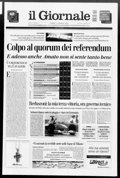 Il giornale del lunedi